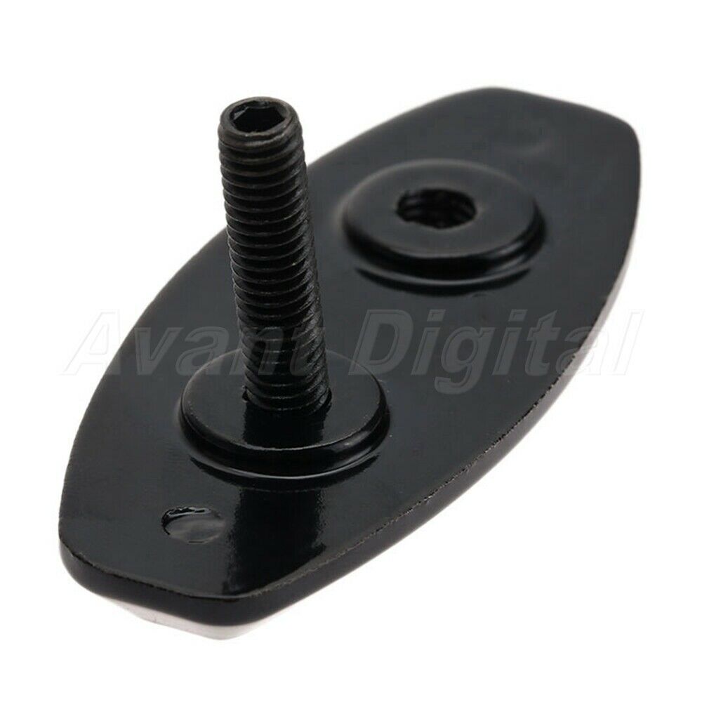 2Pcs Black Motorcycle Mirror Block Off Base Plates For Yamaha YZF-R1 1998 1999