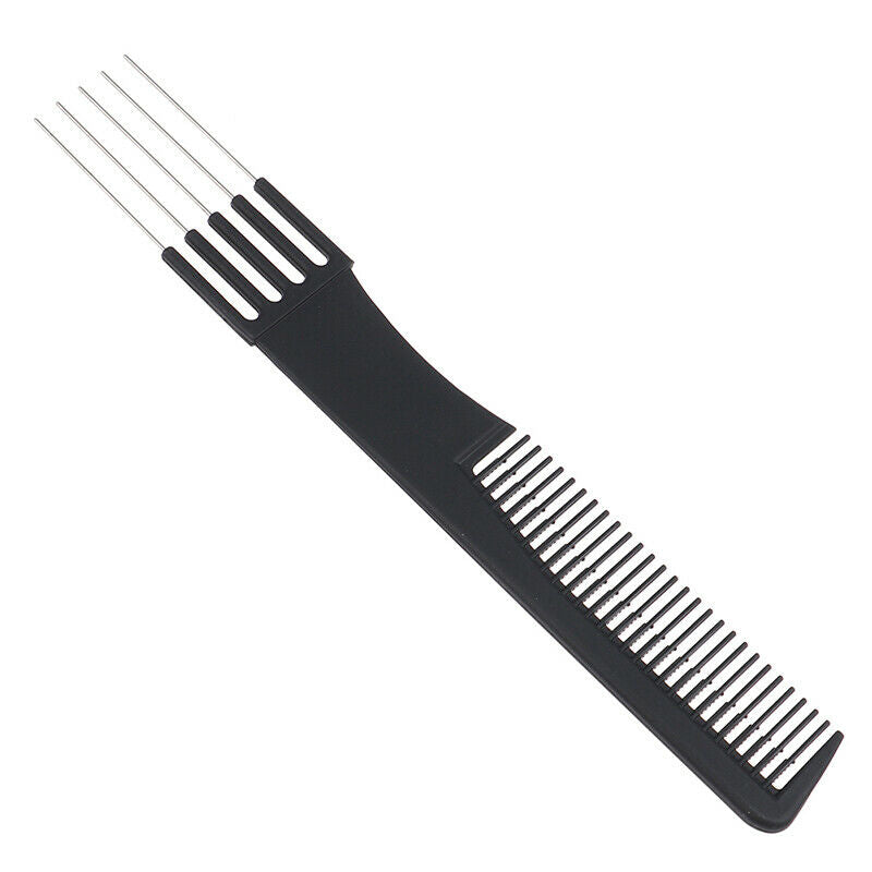 1×Barber Salon Double Sided Tooth Hair Comb Steel Needle Tail Comb Hairdr.l8