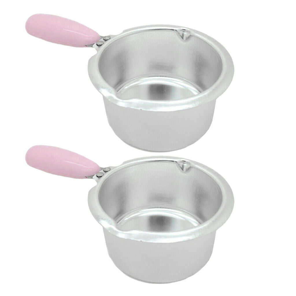 2pcs Sturdy Alloy Non-stick Chocolate Melting Pot Electric Melting Boiler