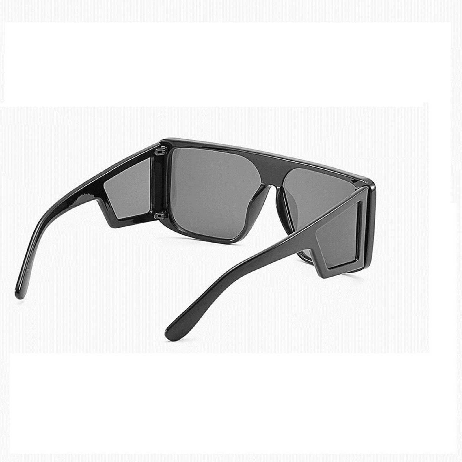 2020 Oversized Mirrored Shield Square Sunglasses Mens Women Fashion Outdoor New