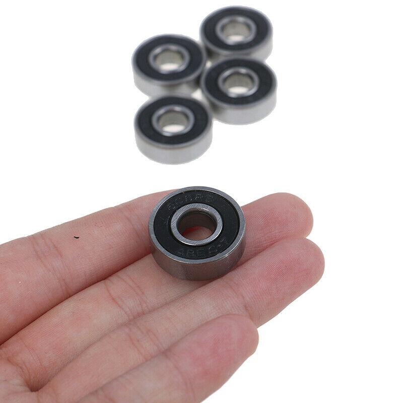 5Pcs Black ABEC-7 608RS Skateboard Roller Sealed Ball Bearings 8x22_AUA Gt NC