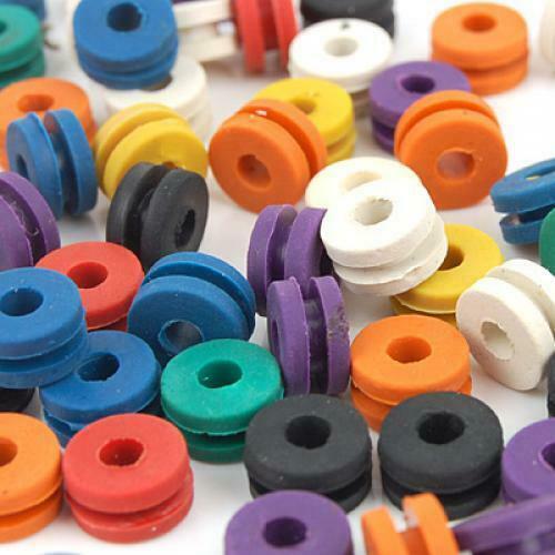 Pack of 300 Replacement Rubber Tattoo Needles Grommets Bar Parts Accessories