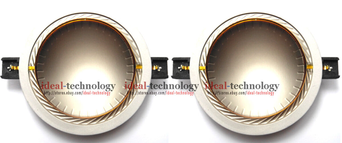 2PCS Replacement Diaphragm for B&C DE610  MMD610   8 ohms  64.8mm Flat wire