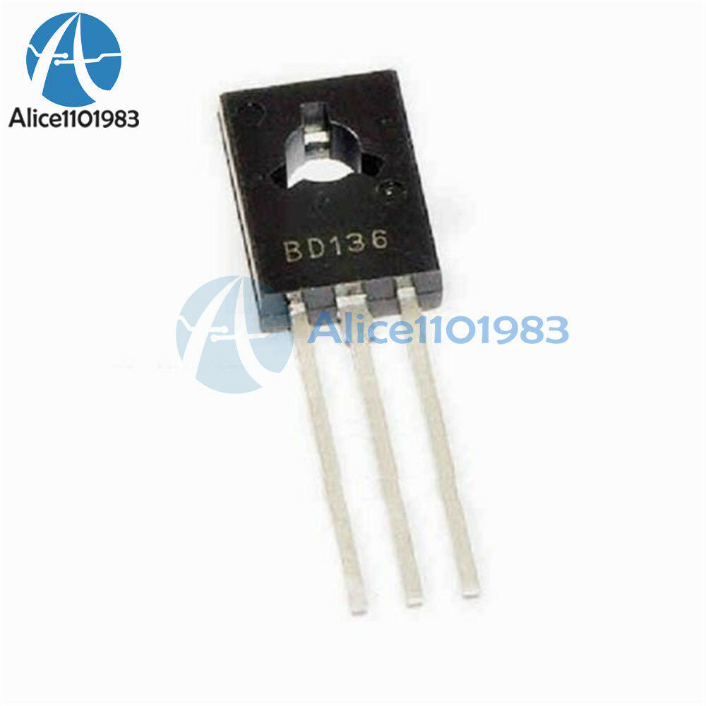 20PCS BD136 TO-126 PNP Power Transistors BD136 IC
