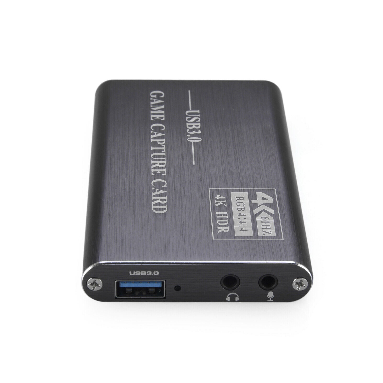 4K HDM to CAB 3.0 Game Video Capture Box Dongle 60fps HD Video Recorder Gray