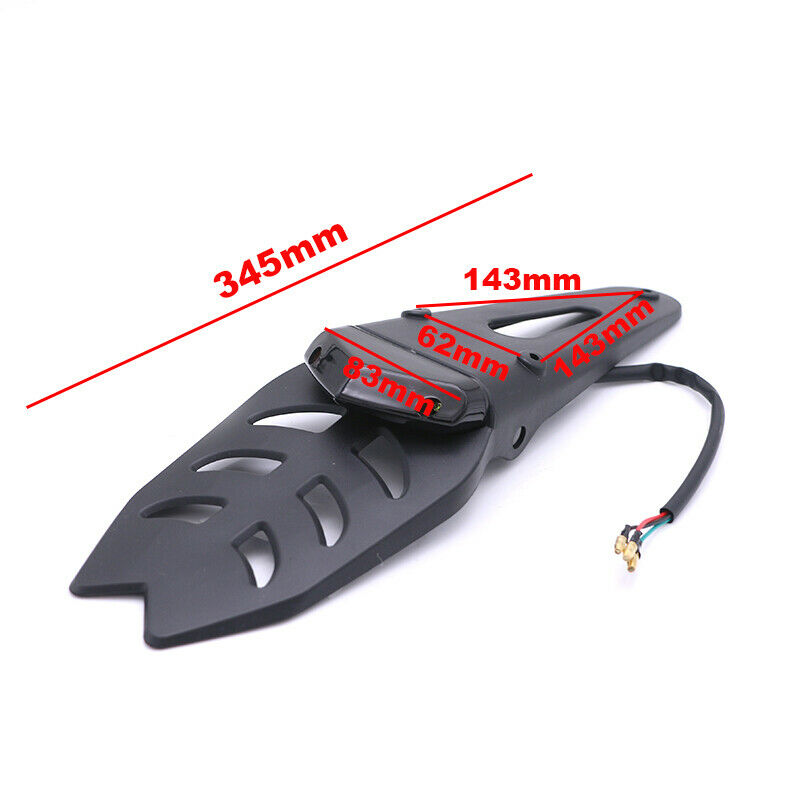 Off-road Dirt Bike Running Universal Red LED Rear Fender Brake Tail Light Lamp