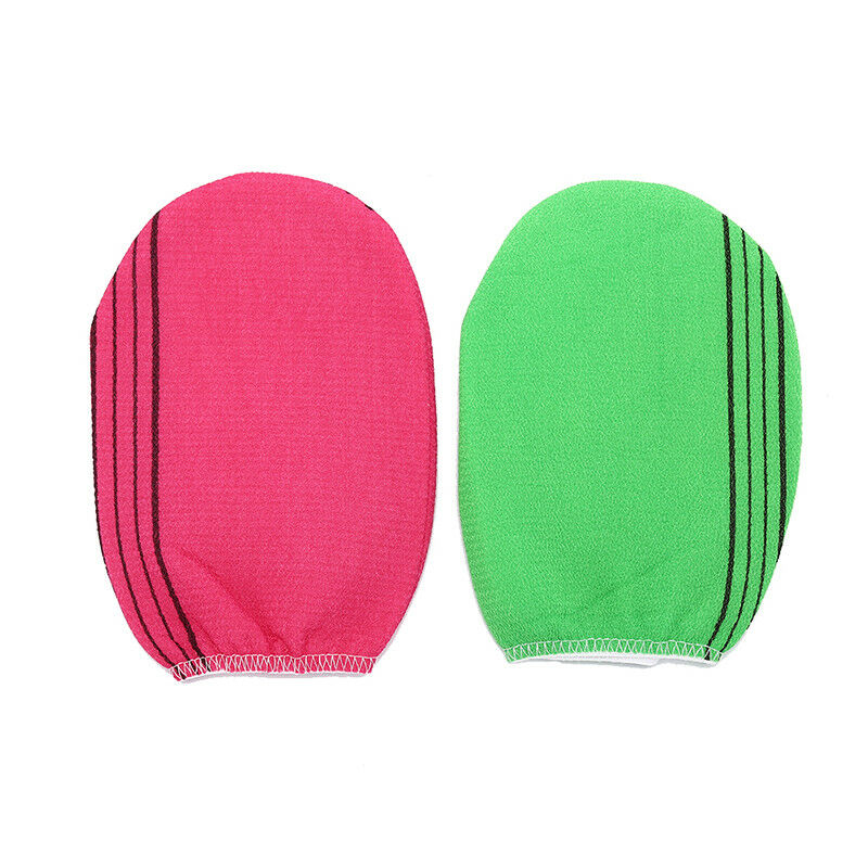 Bath scrub mitt gloves massage scrubber shower wash skin spa shower tools.l8