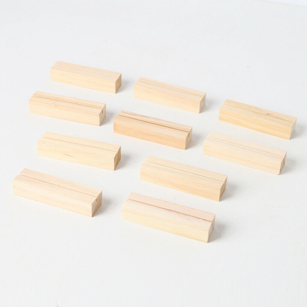 Wood Table Numbers Holder Wood Place Card Holder Party Wedding Table Name Card