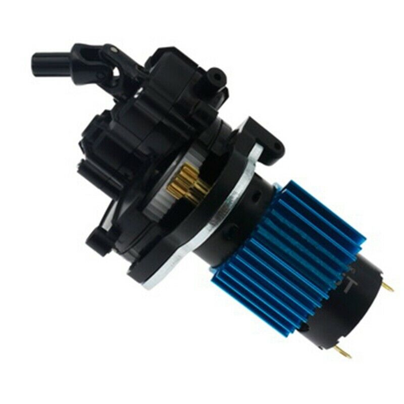 4X(390 Motor with Motor Heatsink Metal Gear Upgrade Parts for MN86 RC Car J2Y7)
