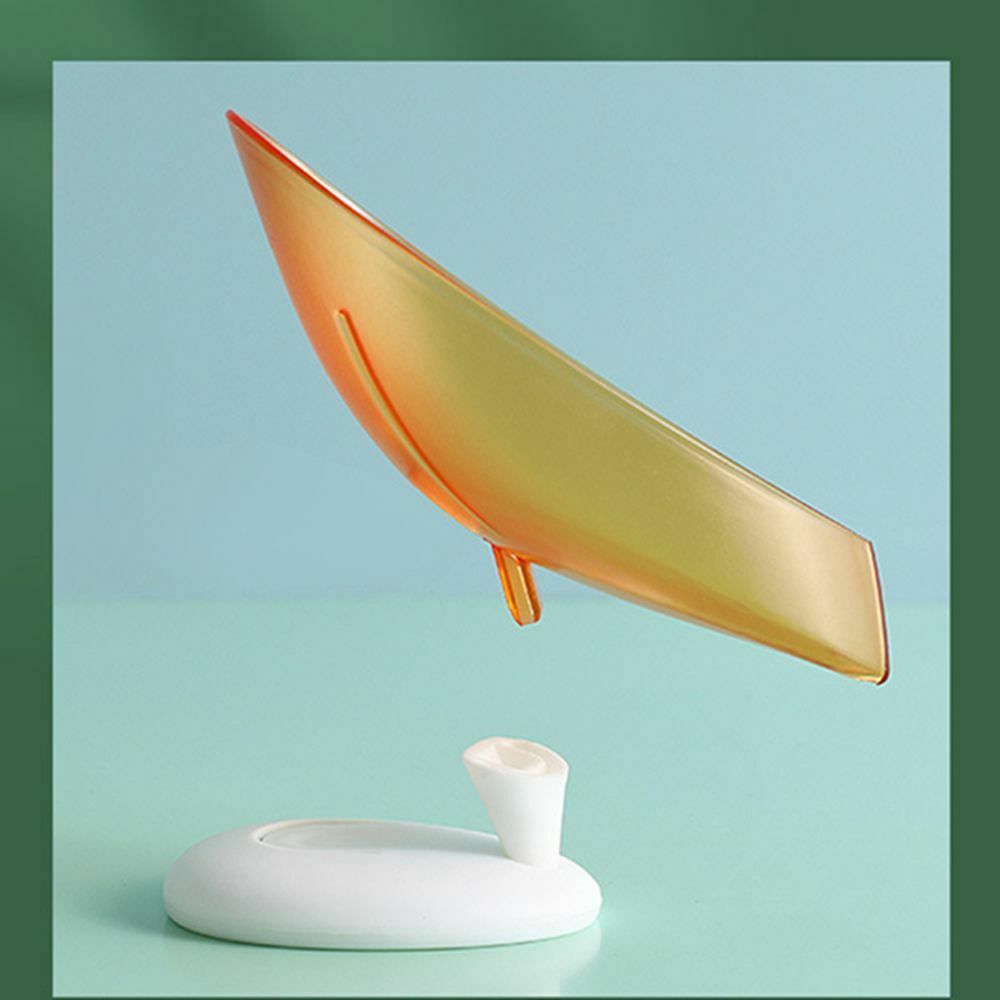 Suction Cup Plastic Standing Drain Rack Soap Dish Storage Soap Box Soap Holder