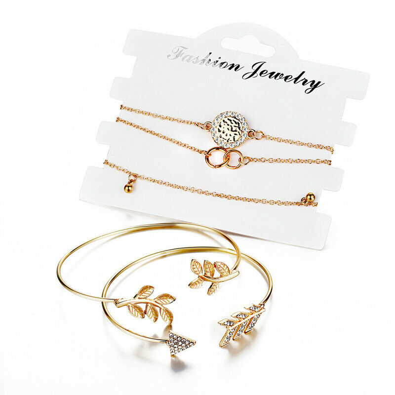 Bohemian Tassel Bracelets for Women Jewelry Geometric Leaves Beads Bracel.l8