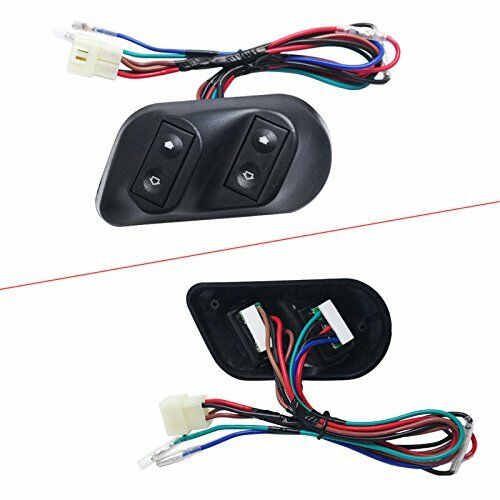 12V Autos Car Universal Power Door Window Glass Lift Switch Kits+Wiring Harness