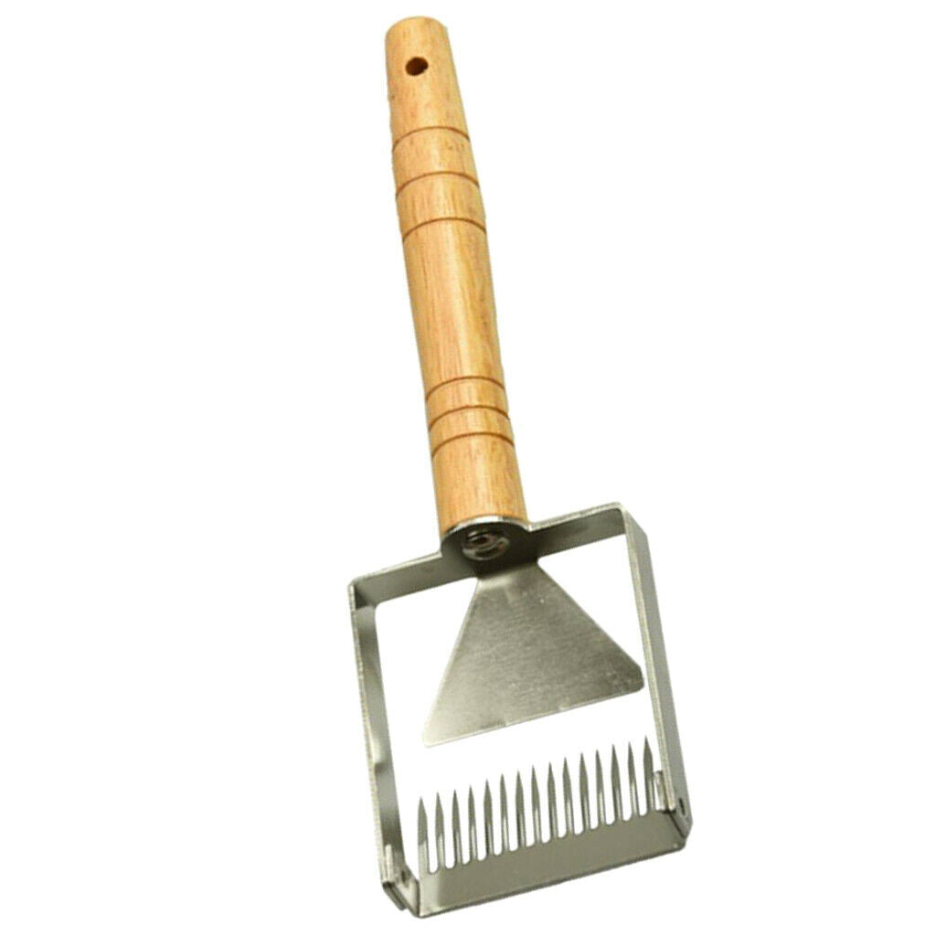 Beekeeping Stainless Steel Tine Uncapping Fork Scratcher Heavy Duty