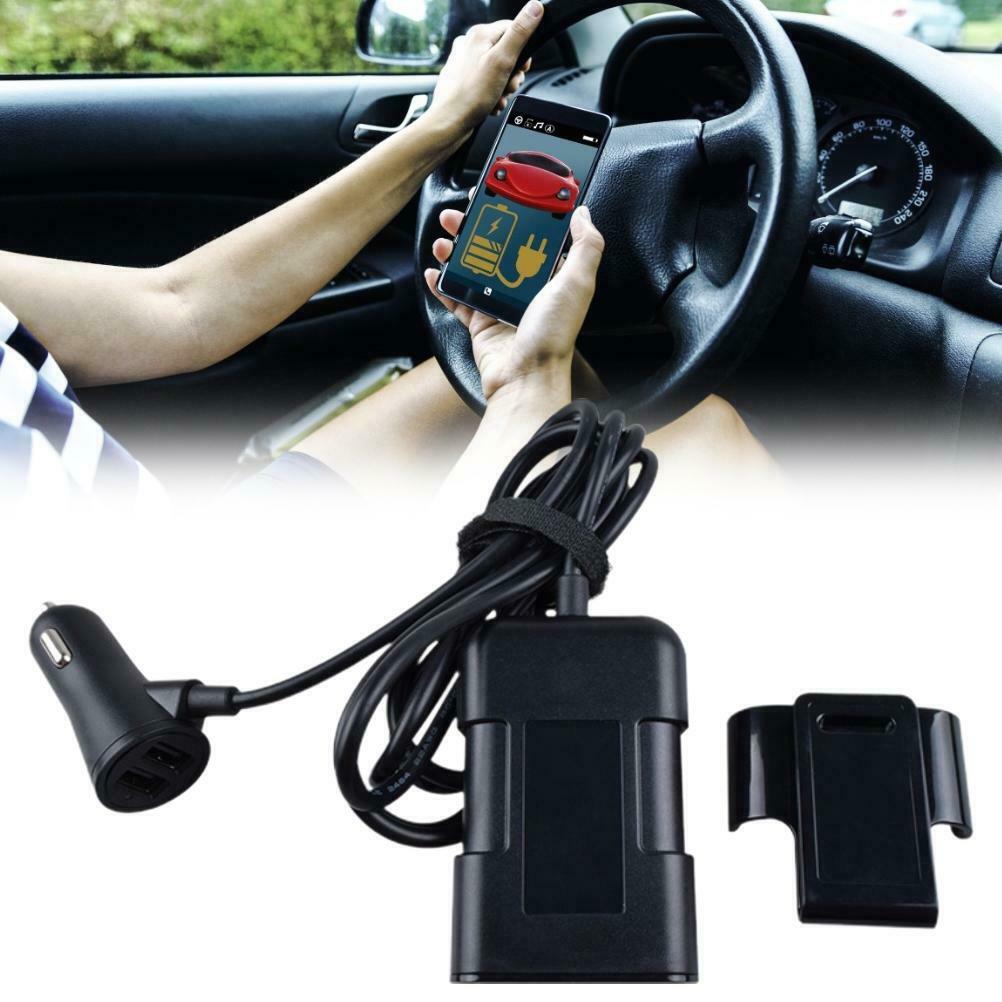 5V/4.8A Mobile Phone Charger 4 Port USB Car Charger Adapter for All DC 4800mA