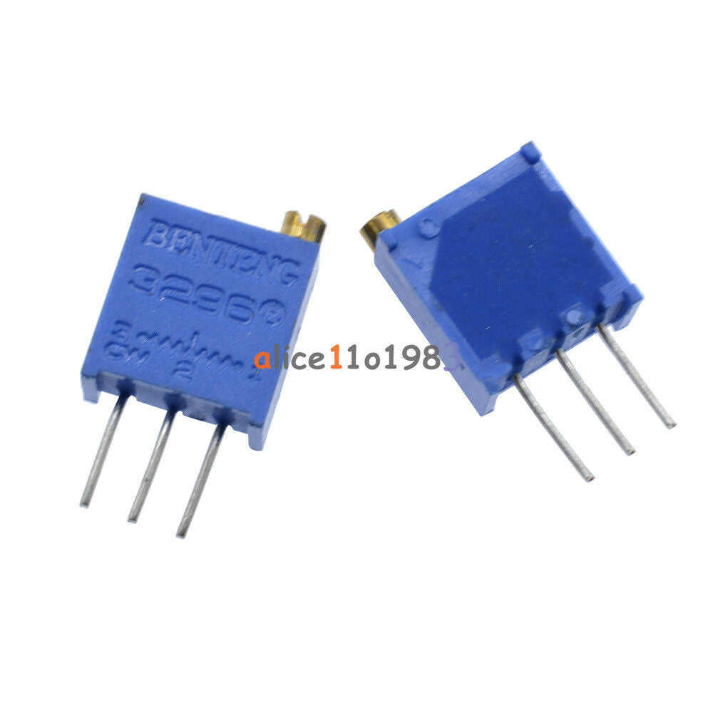 50Pcs 3296W-502 3296 W 5K ohm Trim Pot Trimmer Potentiometer Top