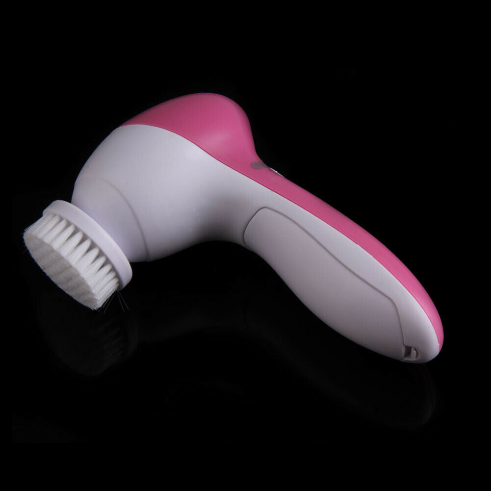 5 IN 1 SKIN CARE MASSAGER - BEAUTY FACE WASH SCRUBBER ELECTRIC CLEANSER BRUSH  @