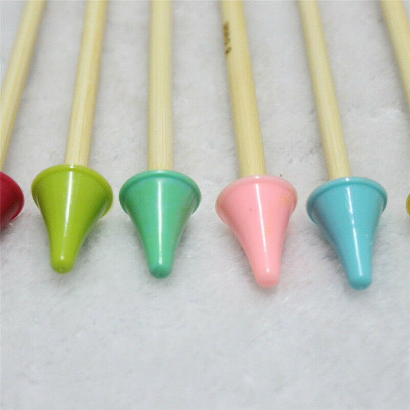 Lots 10Pcs Large Size Rubber Knitting Needles Point Protectors/Stoppers Tools