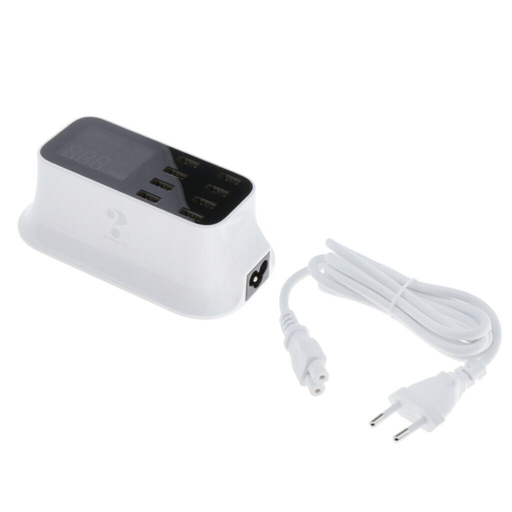 1 Pieces QC3.0 Charger Power Adapter LCD Display Hub for Laptop Charging