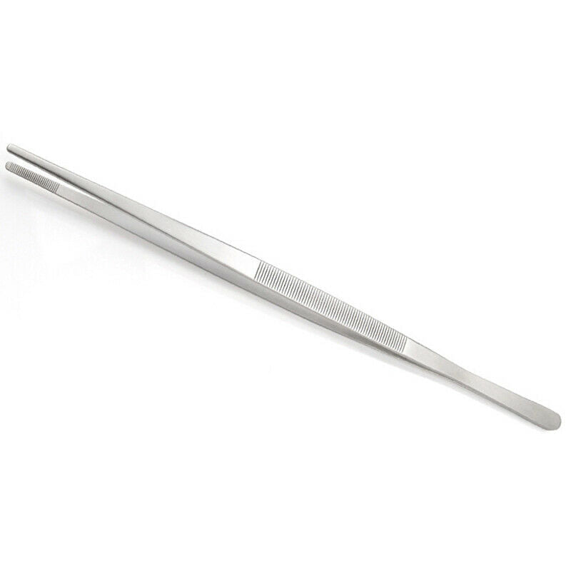 1pcs Barbecue Tongs Food Tongs Food Clip Stainless Steel Tweezers Kitchen Gad_AU
