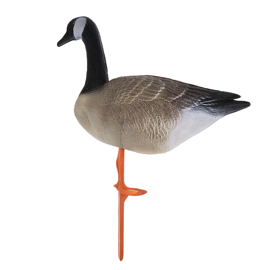 Full Body Goose Hunting Decoy Lawn Ornaments Garden Decors Standing Goose