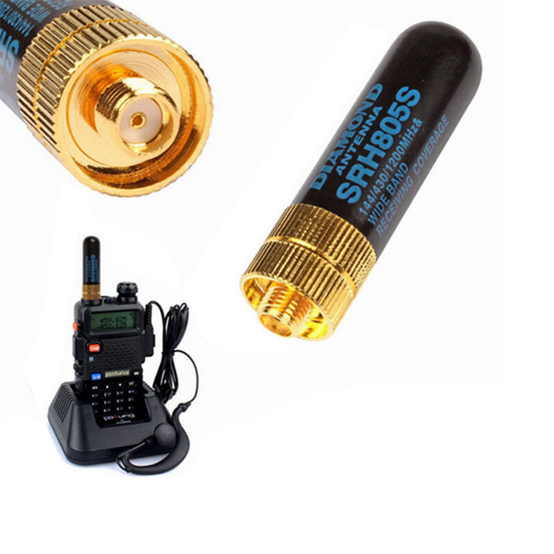 10W 5CM Dual band SRH805S SMA-F Female Antenna Baofeng GT-3 UV-5R BF-888s Radio