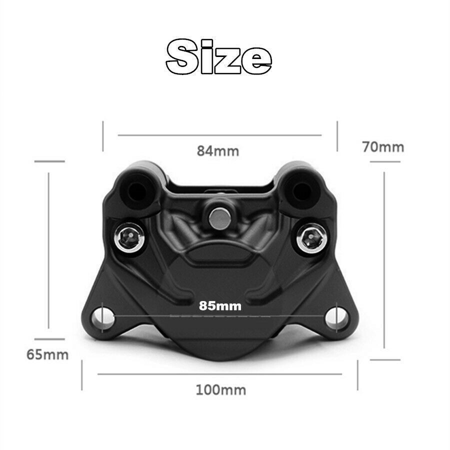 84mm Mounting Motorcycle Brake Caliper with Brake Pads and Bolt Tool Kit