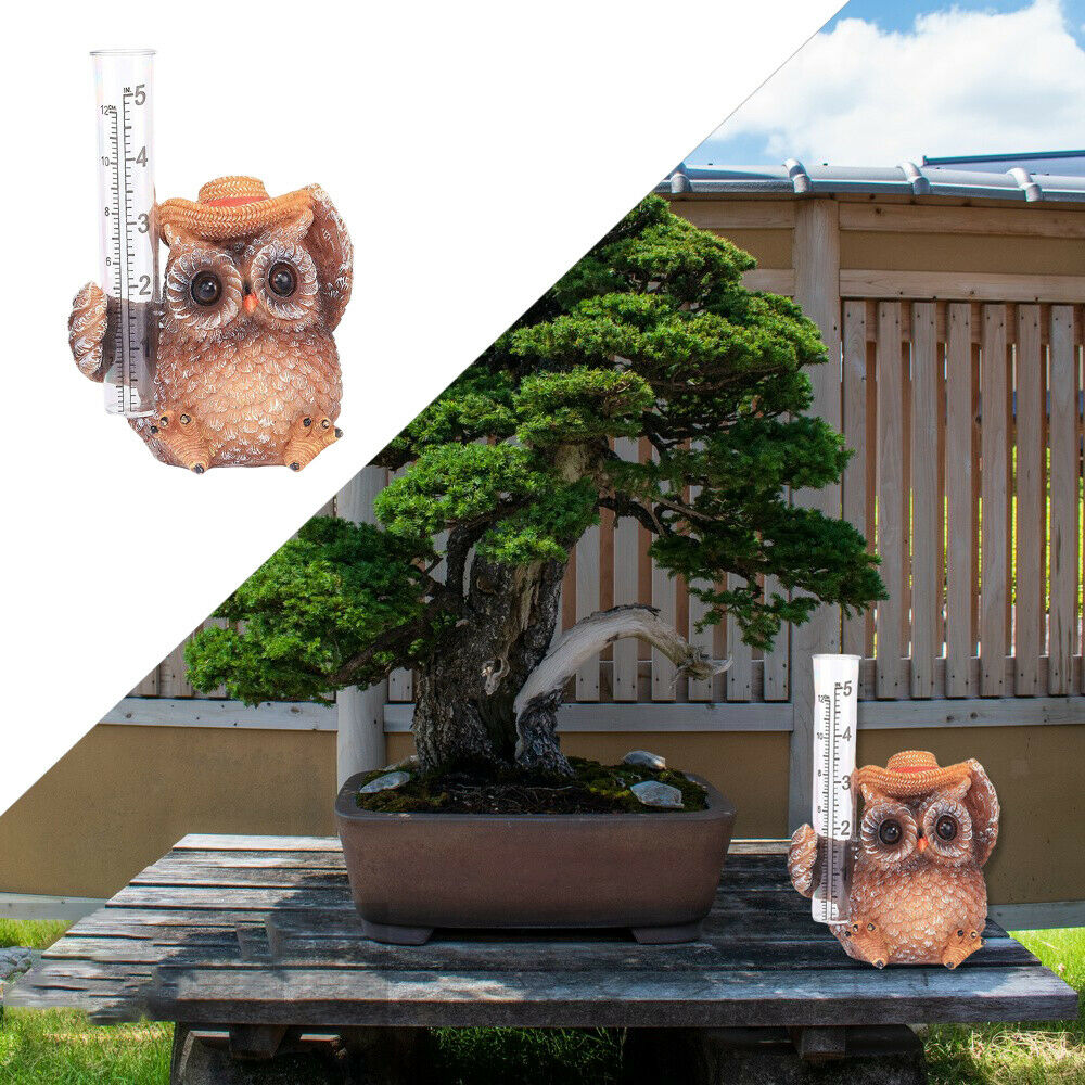 Garden Owl Sculpture Landscape for Home Outdoor Garden Yard Decor Arts