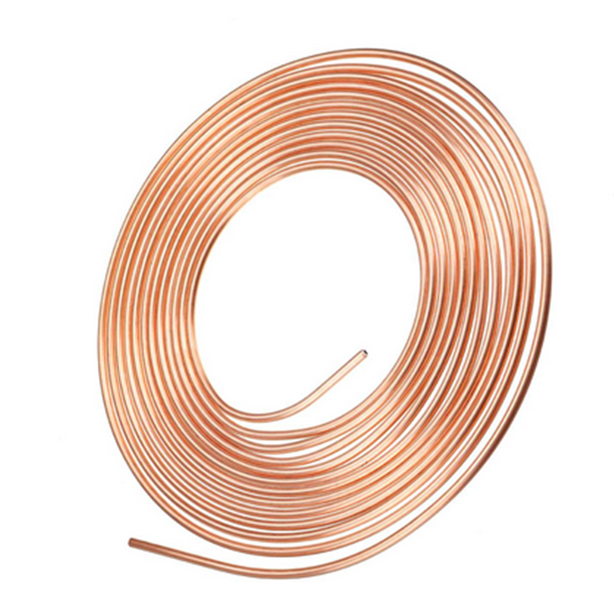 25ft 3/16 Copper Nickel Alloy Brake Line Replacement Tubing Coil and Fitting Kit