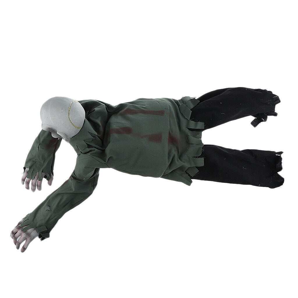 Crawling Ghost Halloween Haunted House with Glowing Eyes and Screaming Sound