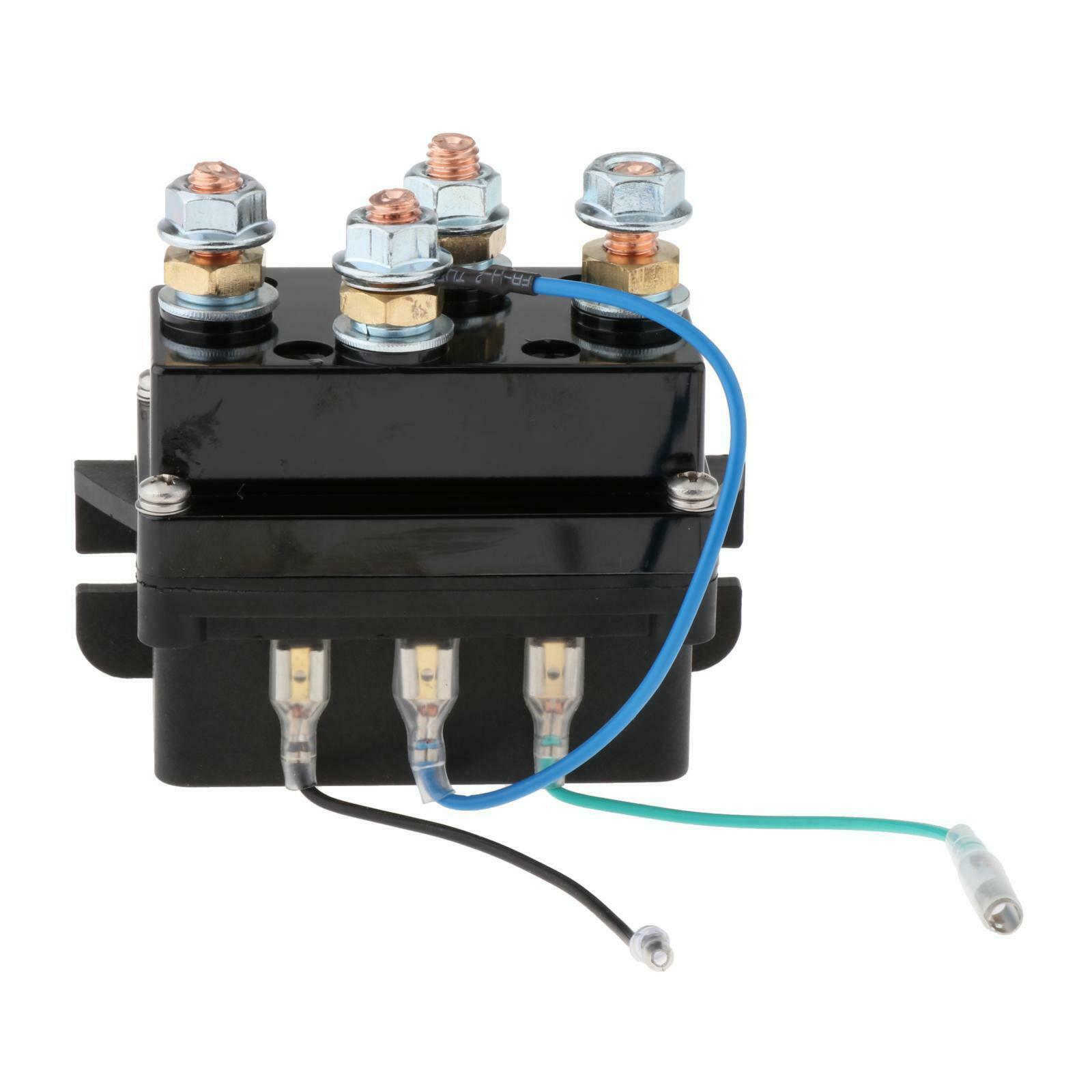 Universal Solenoid Winch Relay Switch Thumb with Remote Controls for UTV ATV