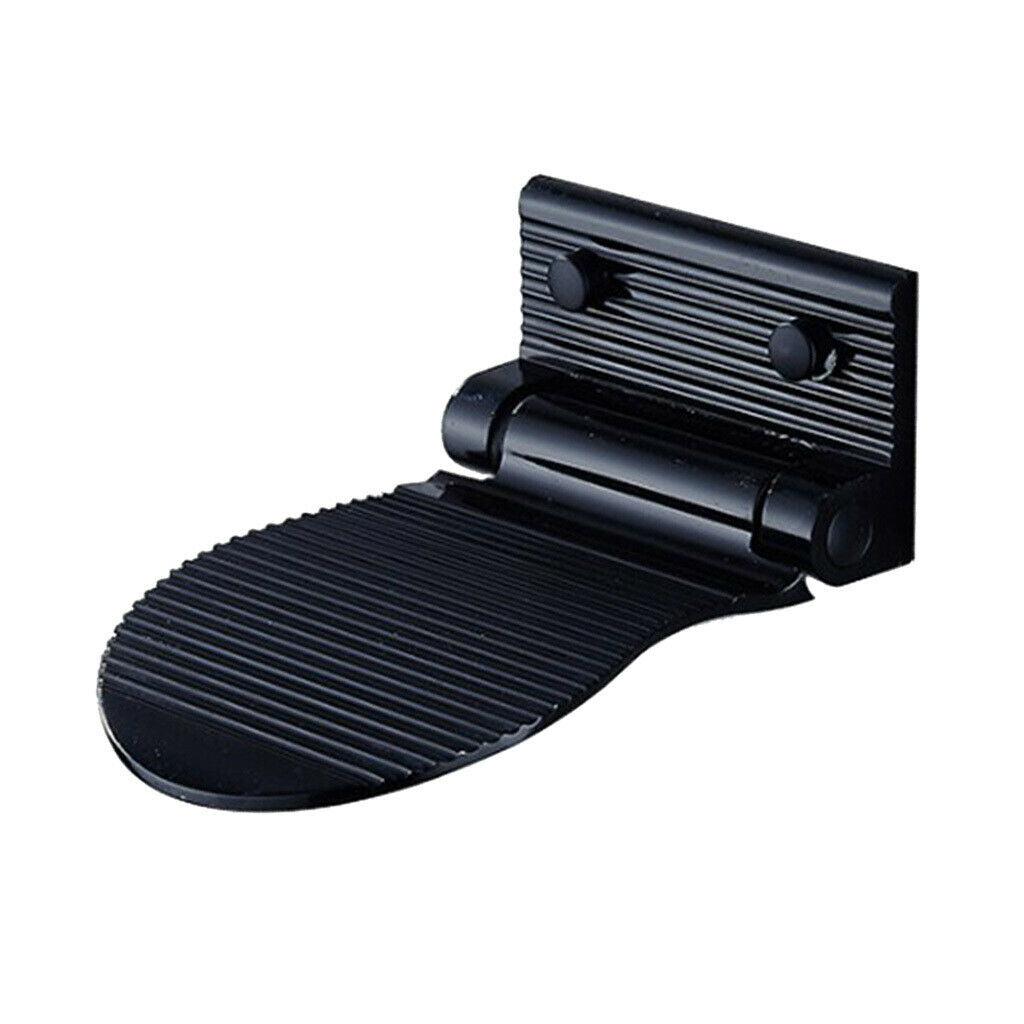 2Pcs Shower Foot Rest Aluminum Alloy Foldable Foot Rest Step for Bathroom