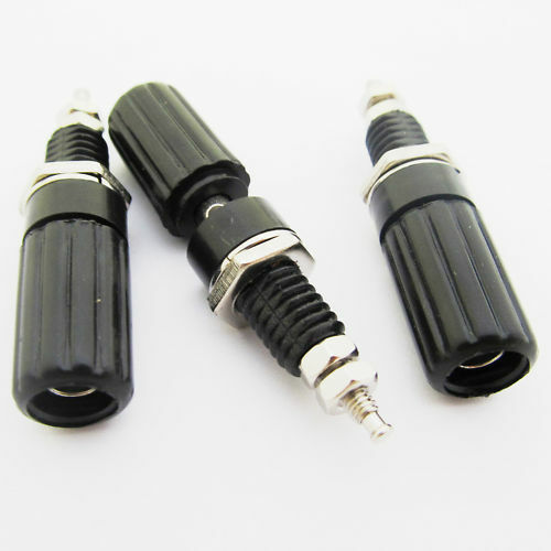 50x Black Binding Post Speaker Amplfier 4mm Banana Jack