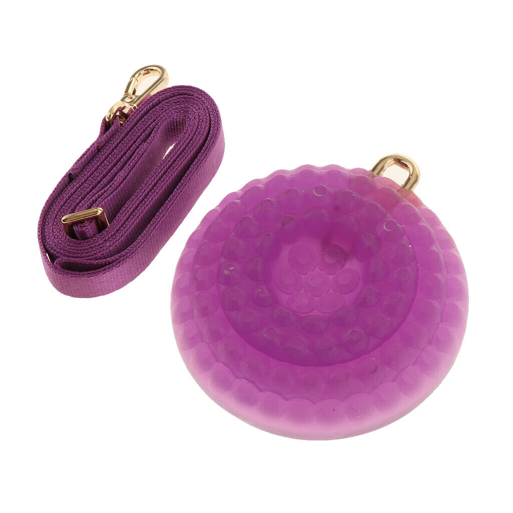 Silicone Cello Endpin Stop Stopper Holder Anchor Anti-slip Mat Round Purple