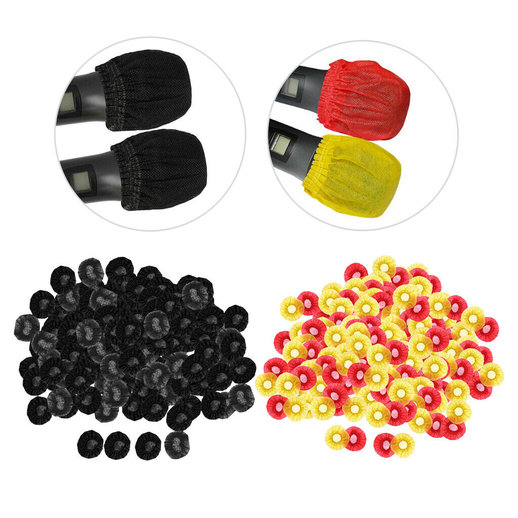 400x Sanitary Non-woven Microphone Cover Windscree KTV Stage Mic Covers Cleaning