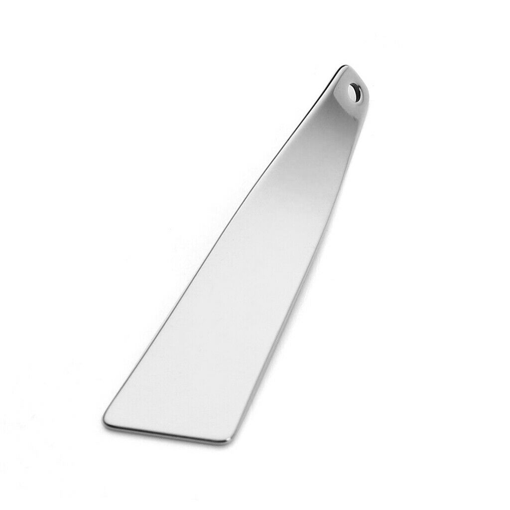 10 Pieces Stainless Steel Curved Charms Pendants For DIY Jewelry Crafts 11x41mm