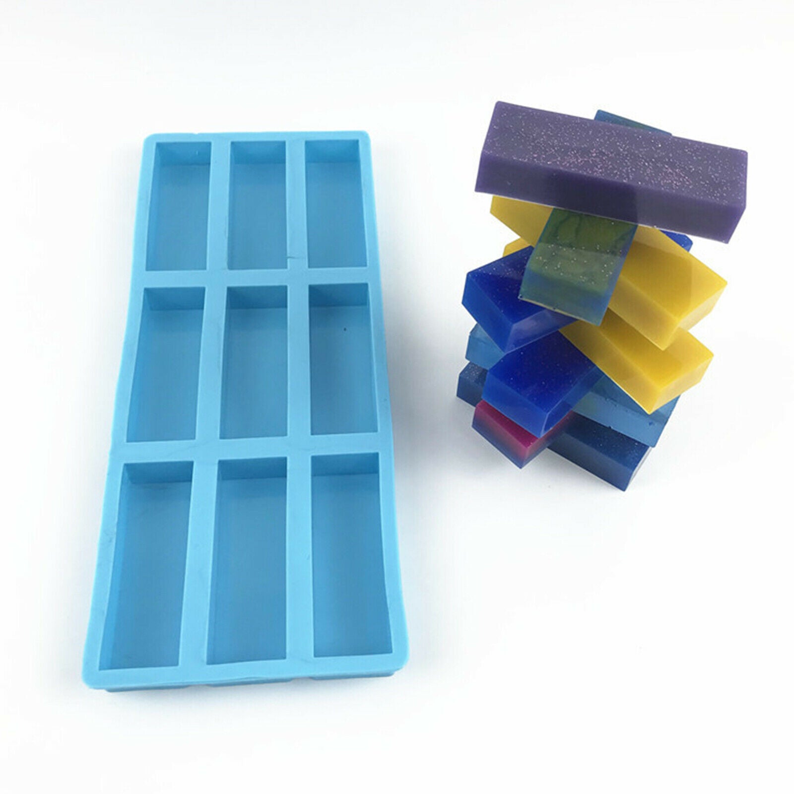 DIY Ice Cube Tray Chocolate Mold Mould Non-Stick Craft Casting Art Kids