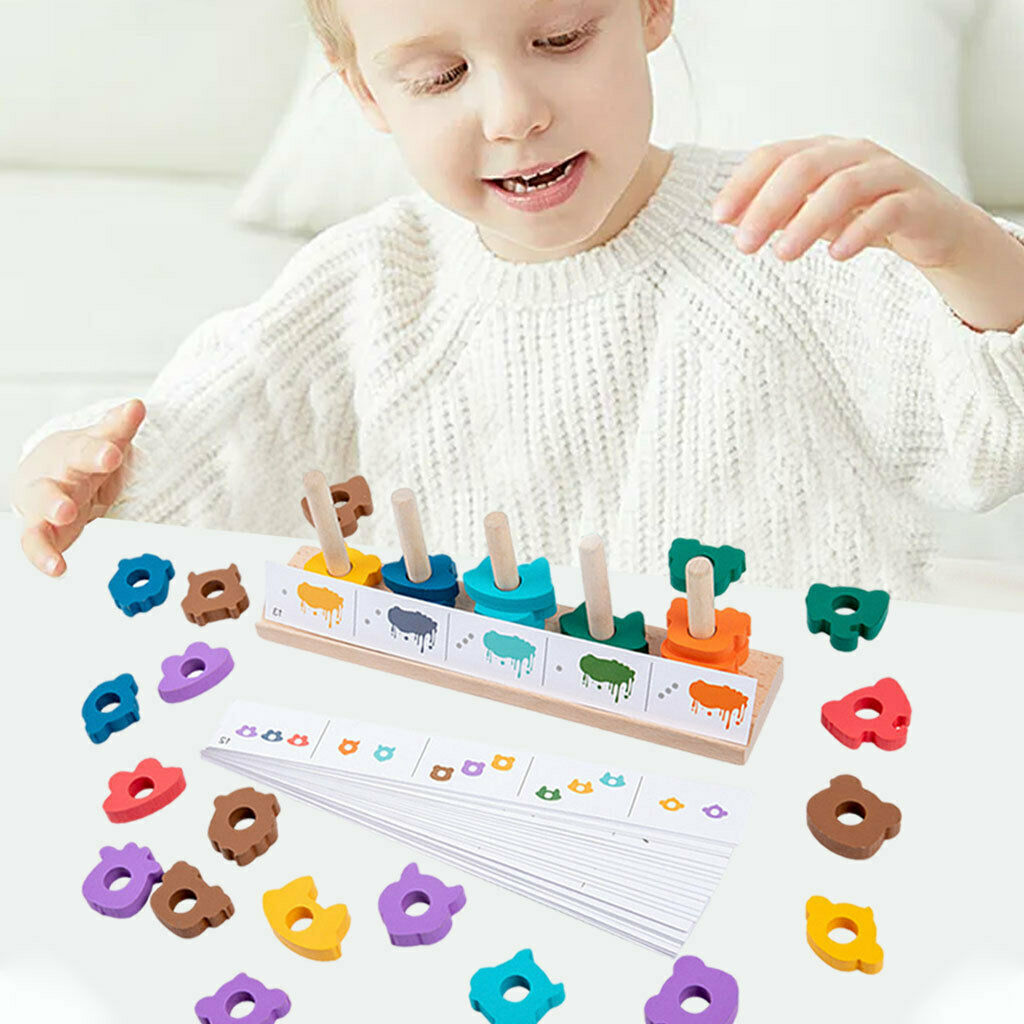 Wooden Toys Alphabets Size Sorting Games for Sorting Box Kids