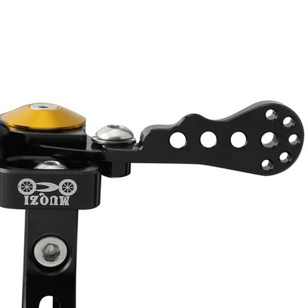 Dropper Remote Lever Aluminum Alloy Hollow-Design for 22.2mm Handlebar Black