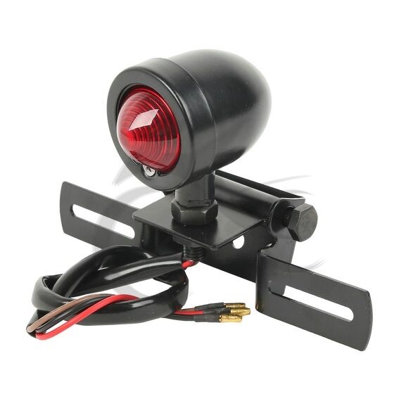 Motorcycle LED Turn Signal Brake License Plate Integrated Rear Tail Light