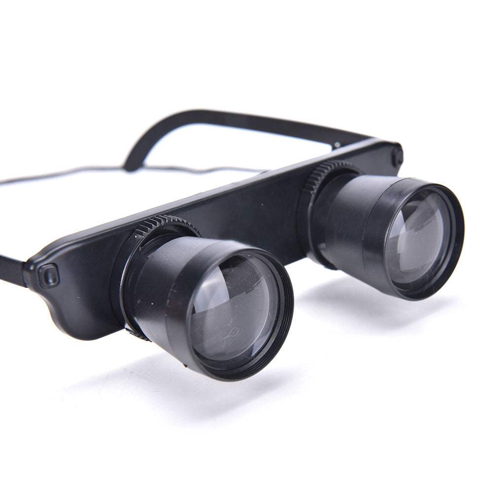 3x28 Magnifier Glasses Style Outdoor Fishing Optics Binoculars Telescope  JRADD