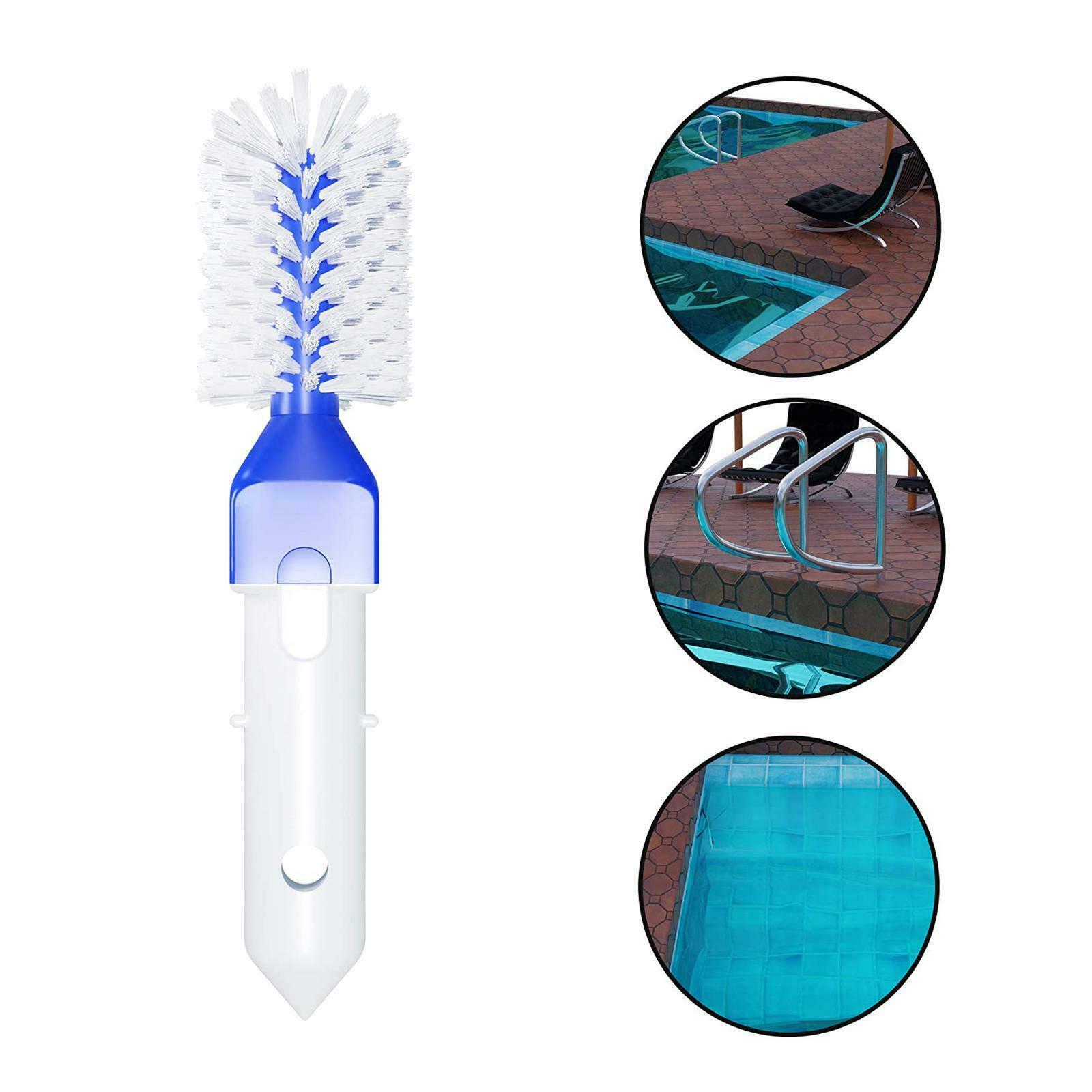 Swimming Pool Brush Floor Wall Nylon Pool with Clips for Most Kinds of