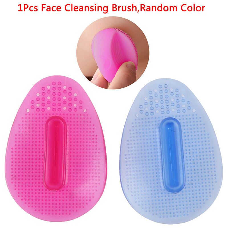 Wash Face Exfoliating Brush Facial Cleansing Pad Skin SPA Scrub Cleanser .l8