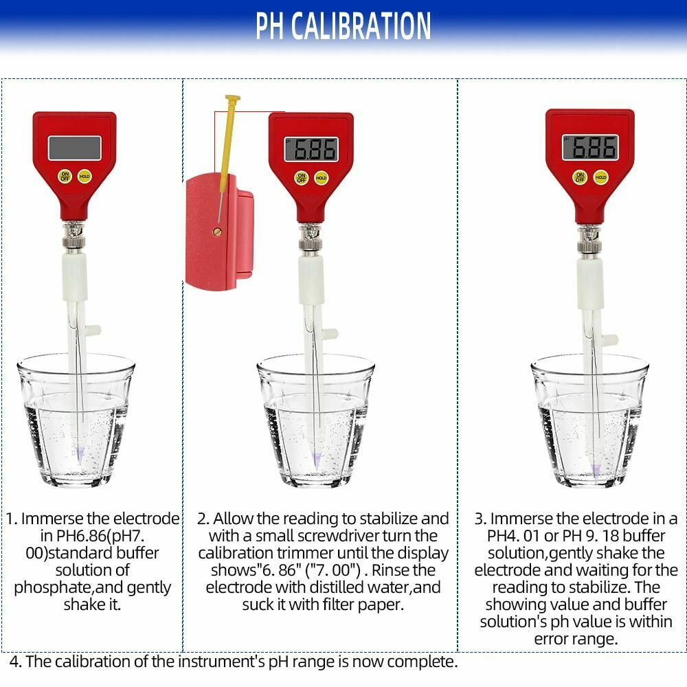 Portable Pocket Milk Cheese Soil Food Purity Monitor Electrode Tester Ph Meter
