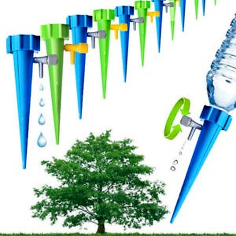 12* Automatic Self Watering Spikes System Garden Home Plant Pot Water-er Tools
