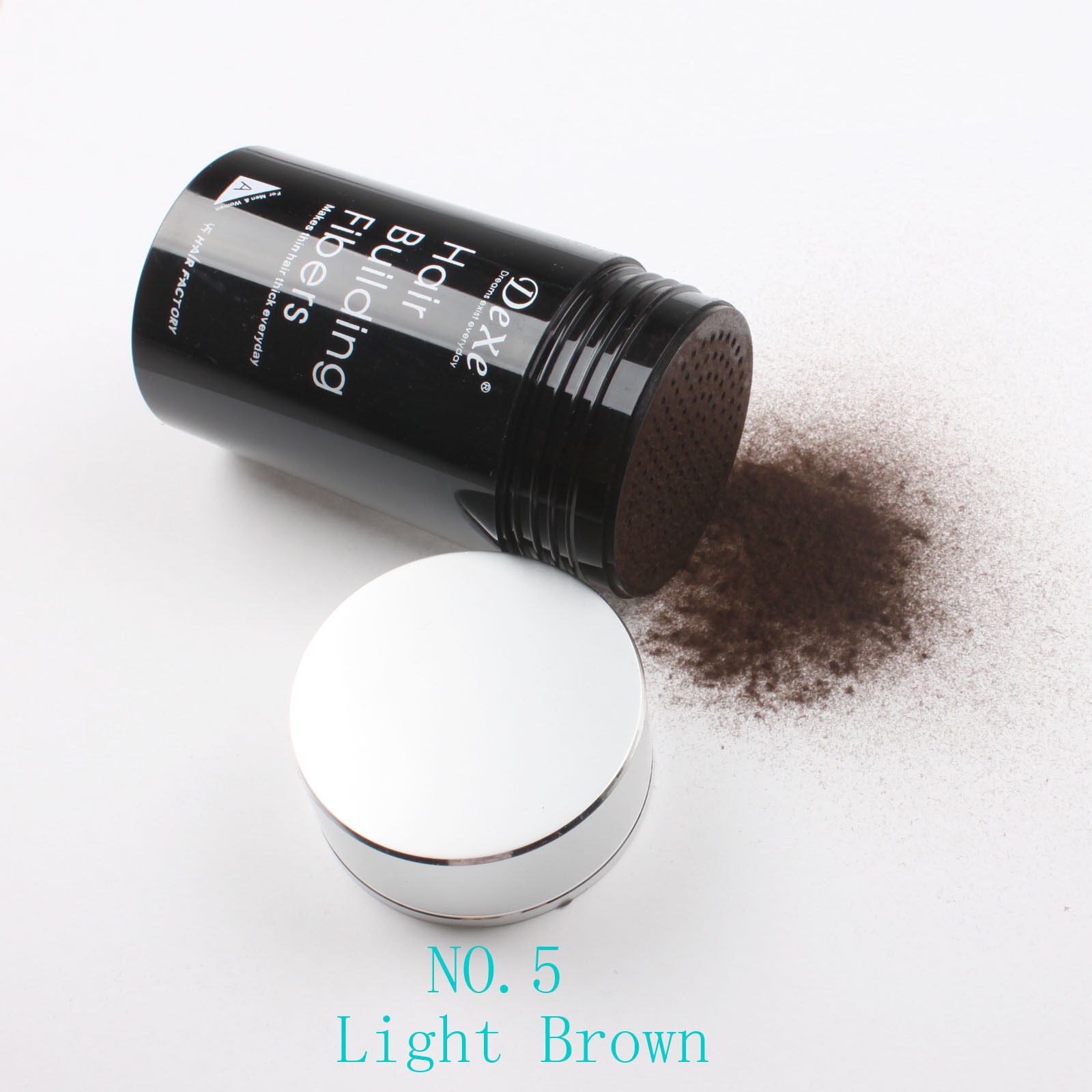 Dexe Hair Building/Thickening Fiber Light Brown Hair Care Hair Loss Treatments
