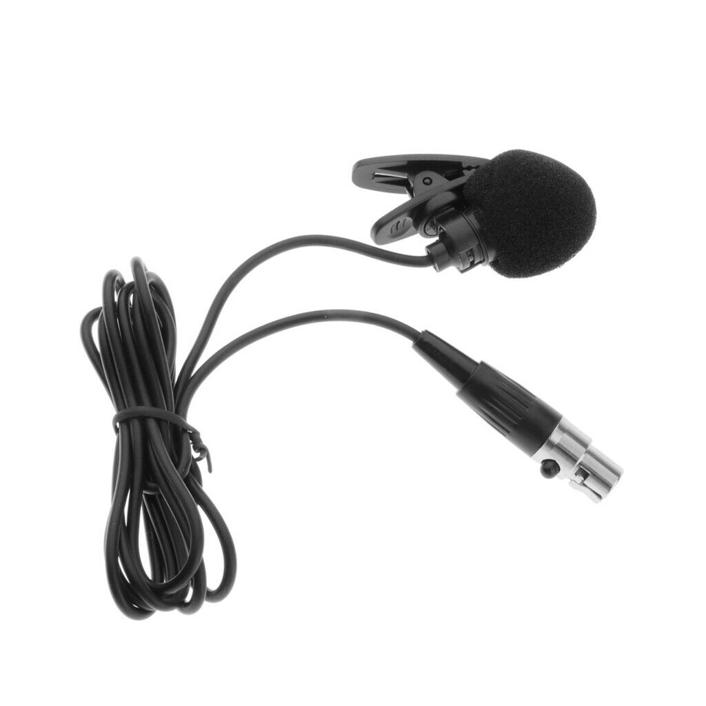 4Pcs 3 Pin Microphone Condenser Metal Tie Clip for PC Wireless Transmitter