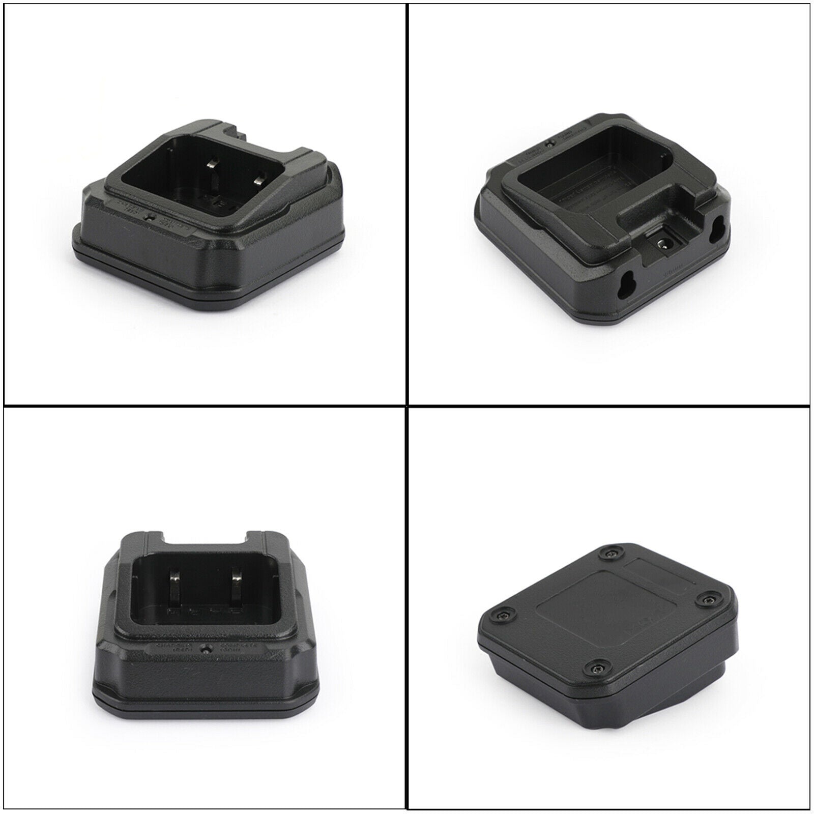 4X Charger Battery Desktop Charger Pedestal Fits Baofeng A58 S56 CHR9700 9RPLUS/