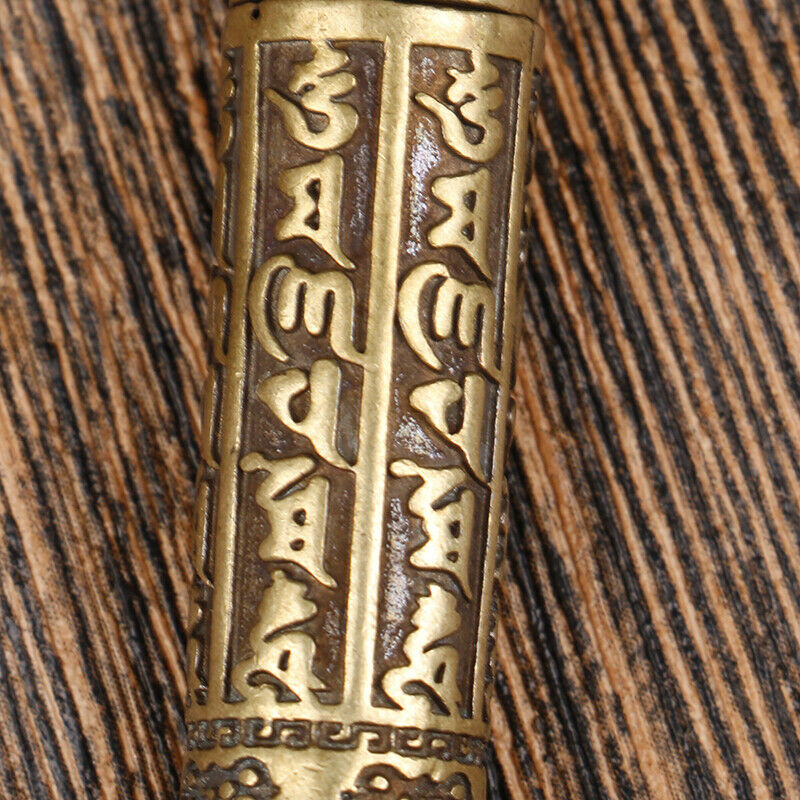 Mini Brass Pendant Necklace Brass Mantra Pendant Men and Women Pendant
