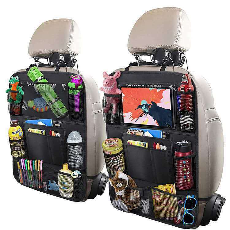 Waterproof Car Back Seat Organizer Storage Bag Universal Auto Backseat Protector
