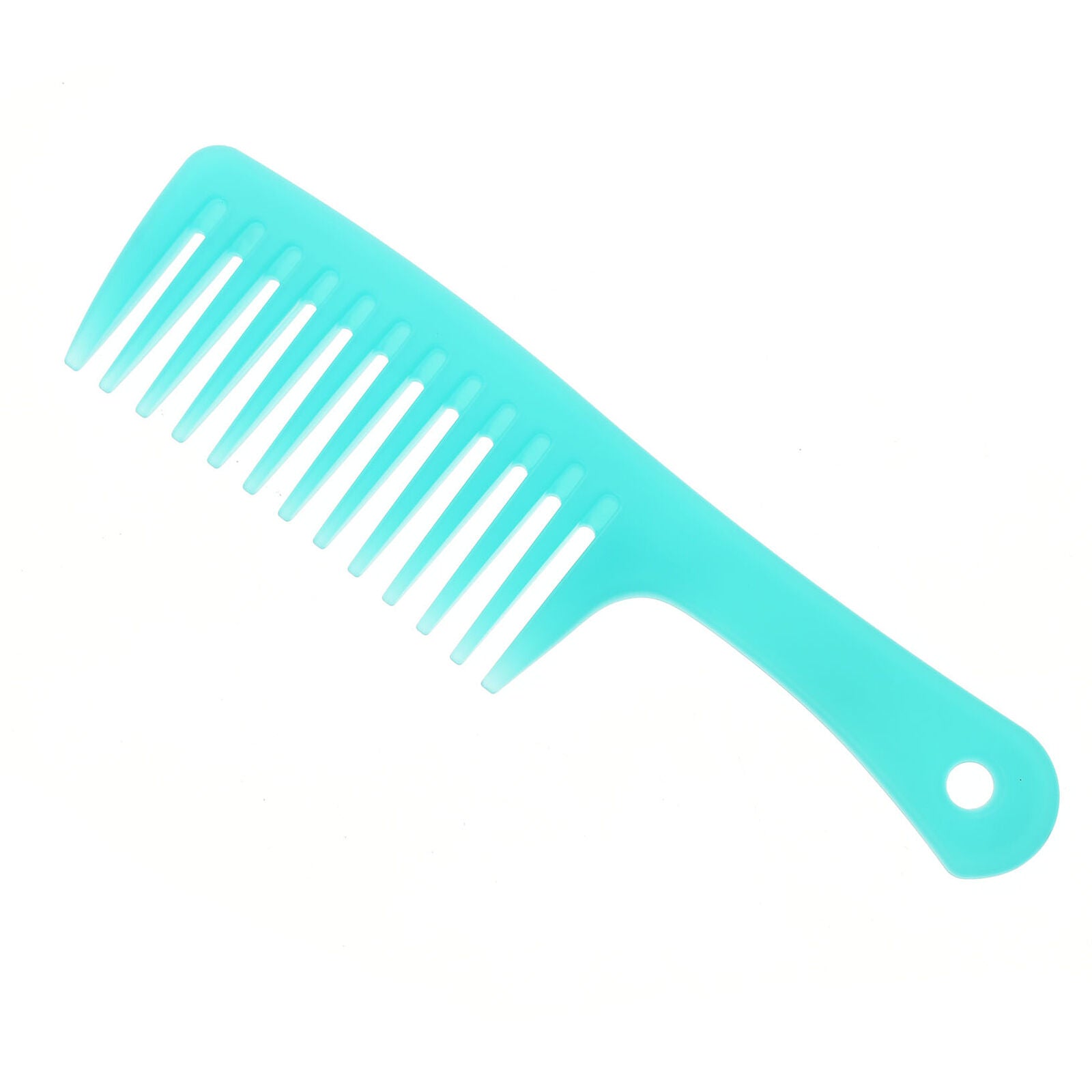 Wide Tooth Comb for Curly Hair,Long Hair,Wet Hair,Detangling Comb Large(cyan)